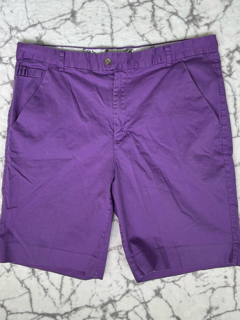ROYAL & AWESOME Purple Chino Golf Shorts Men’s